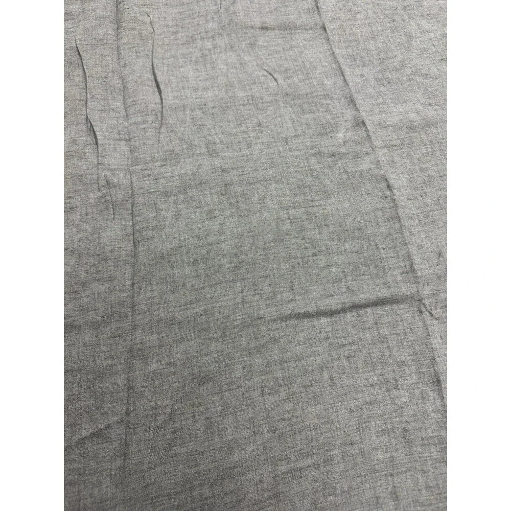Hotel Collection 100% Linen Full/Queen Gray Duvet Cover
